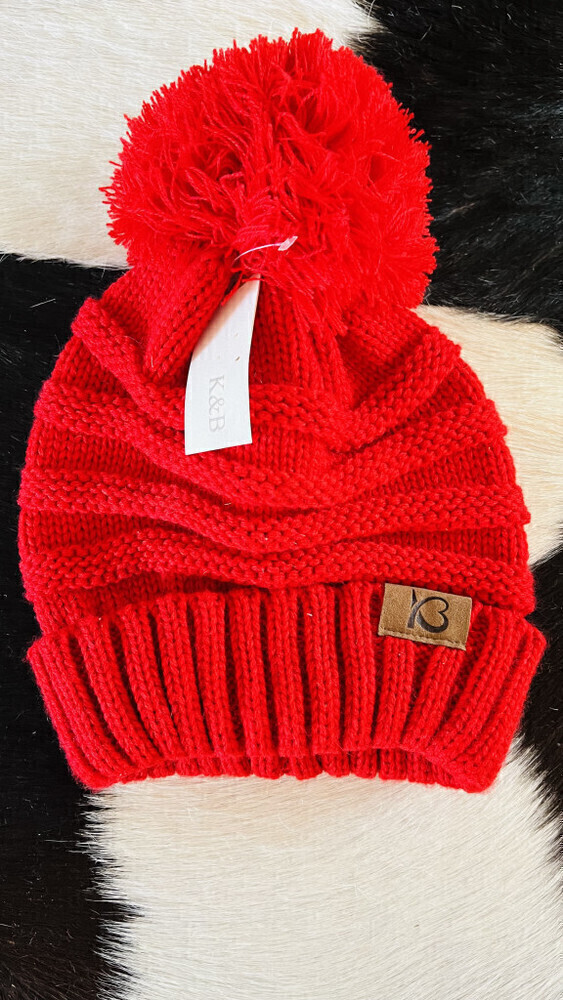 K&b Red Christmas Toboggan New